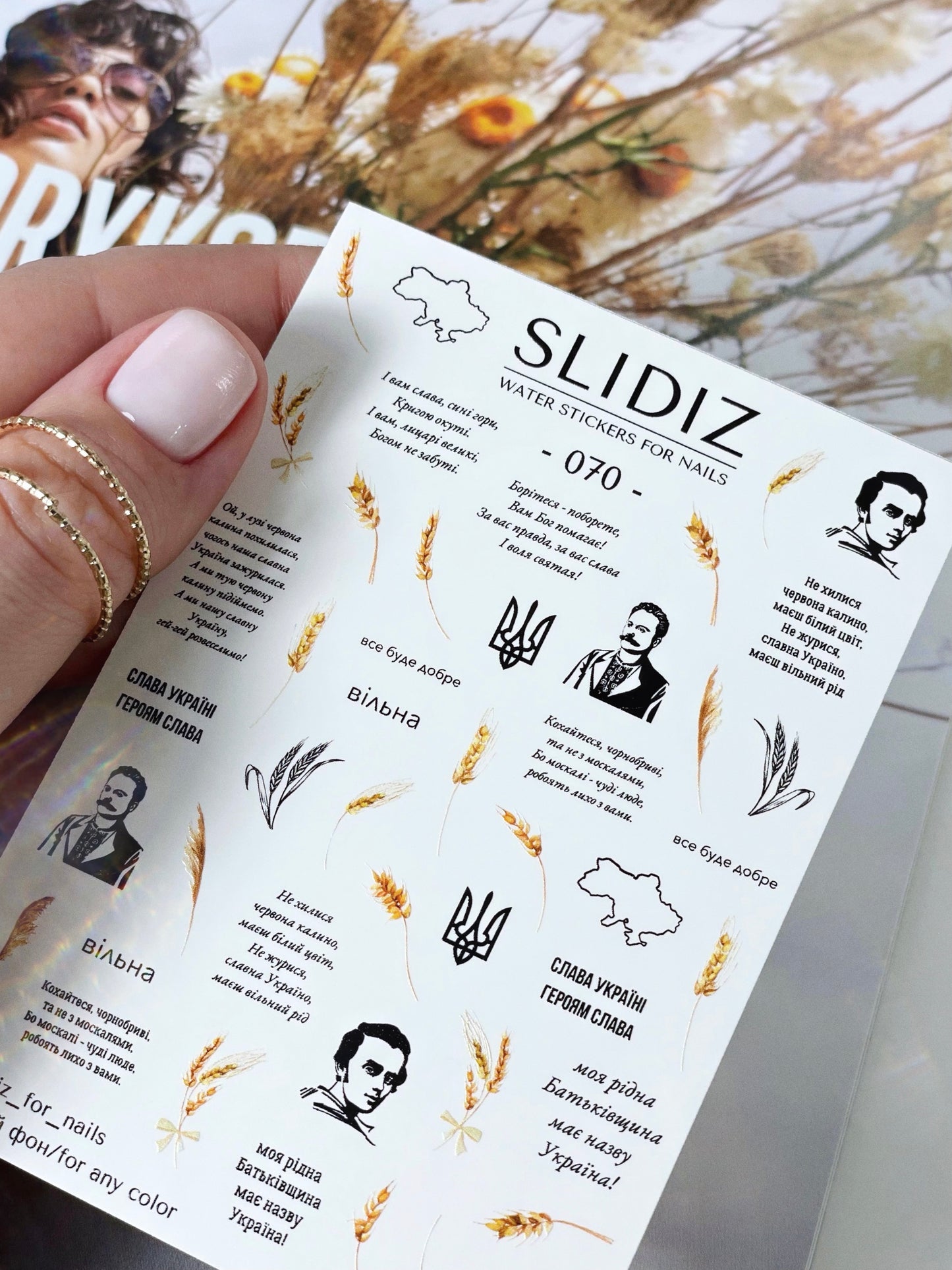 SLIDIZ WATER DECAL N°070