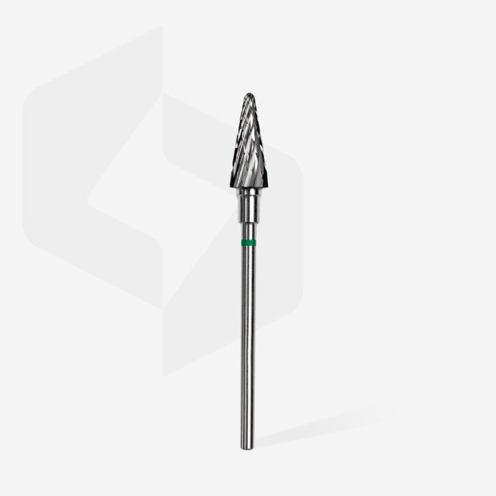 PUNTA CARBIDE CONO SLIM VERDE DIAMETRO 6MM STALEKS FT71G060/14