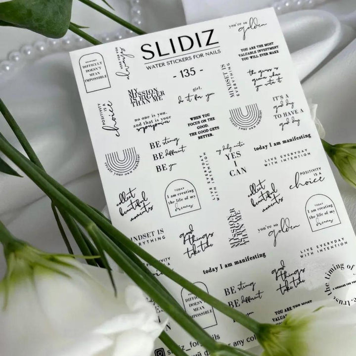 SLIDIZ WATER DECAL N°135