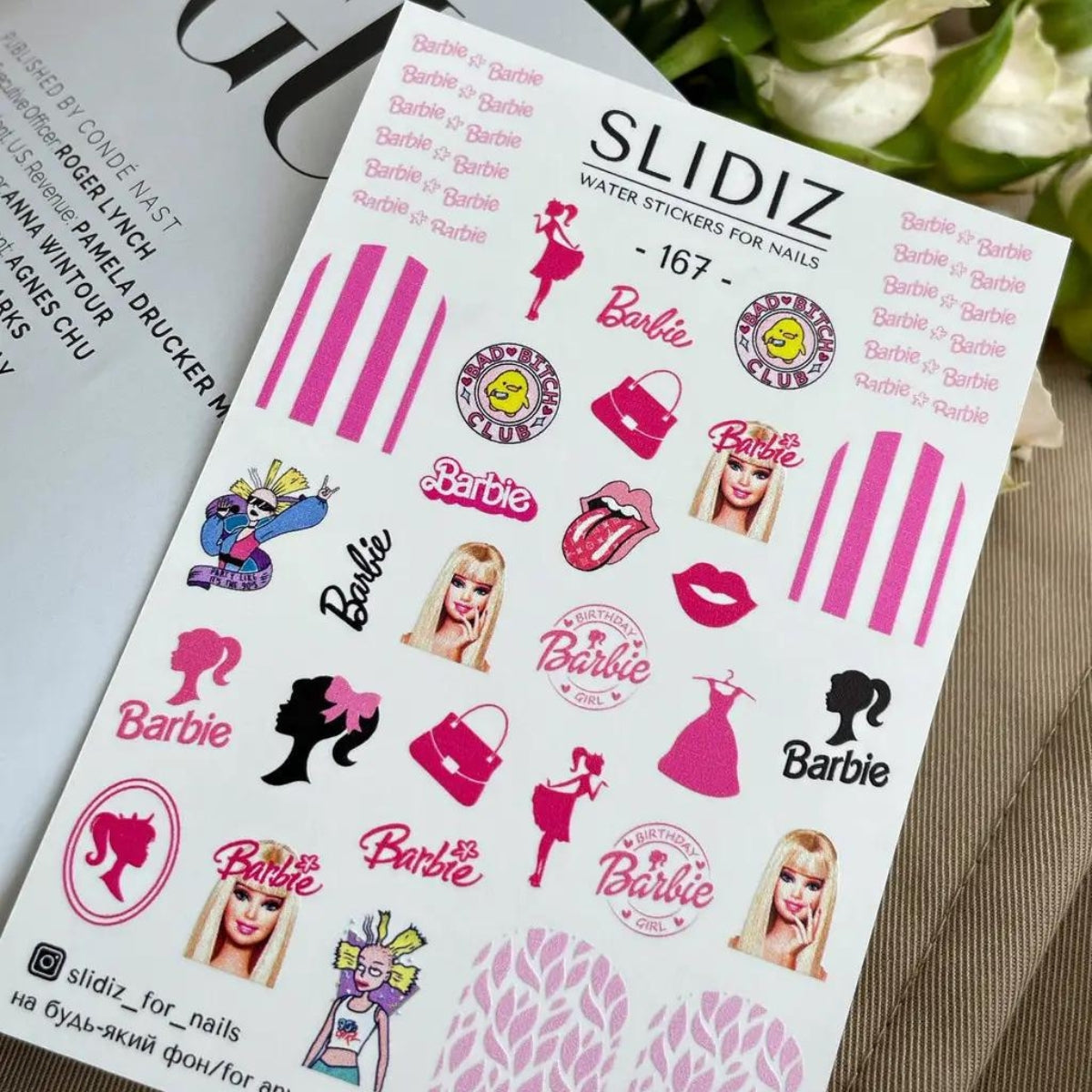 SLIDIZ WATER DECAL N°167