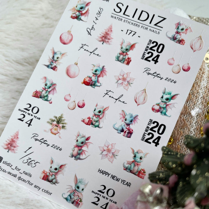 SLIDIZ WATER DECAL N°177