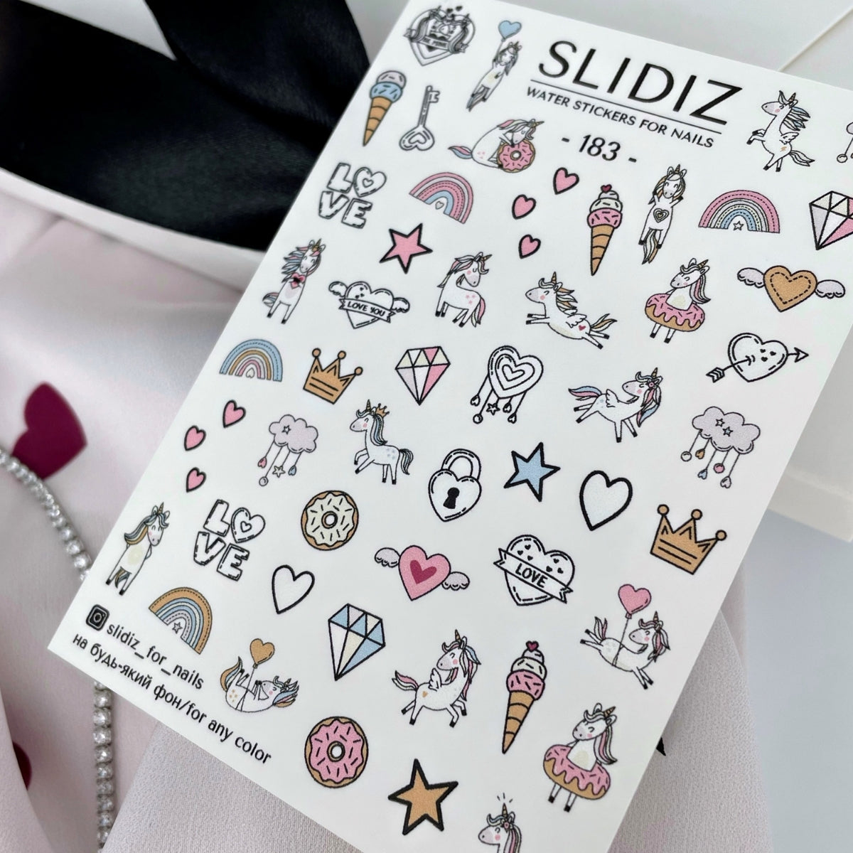 SLIDIZ WATER DECAL N°183