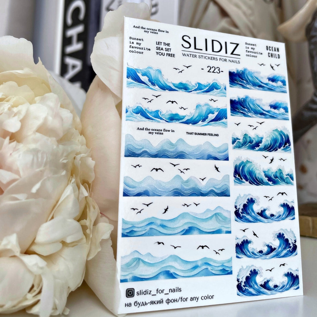 SLIDIZ WATER DECAL N°223