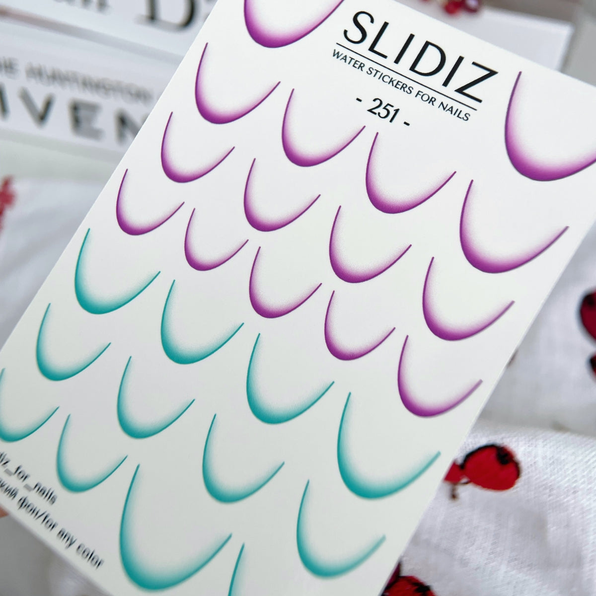 SLIDIZ WATER DECAL N°251