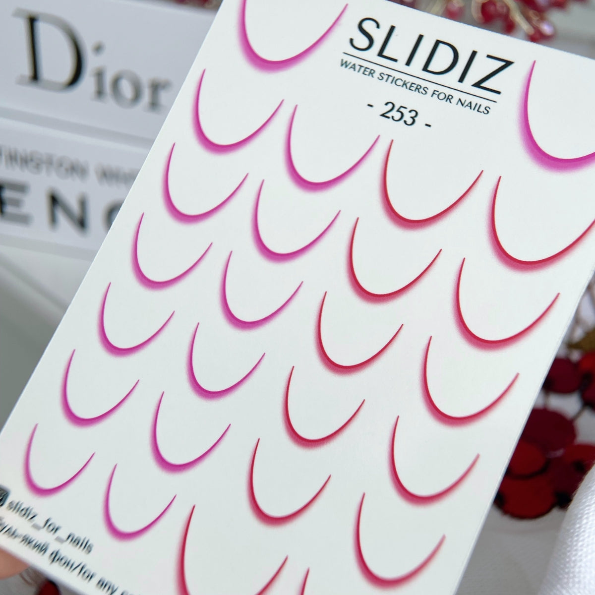 SLIDIZ WATER DECAL N°253