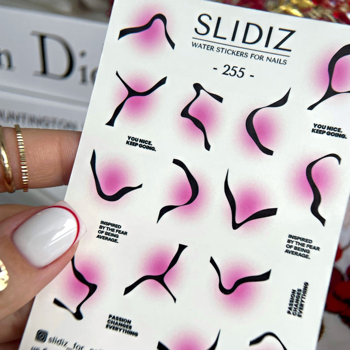 SLIDIZ WATER DECAL N°255