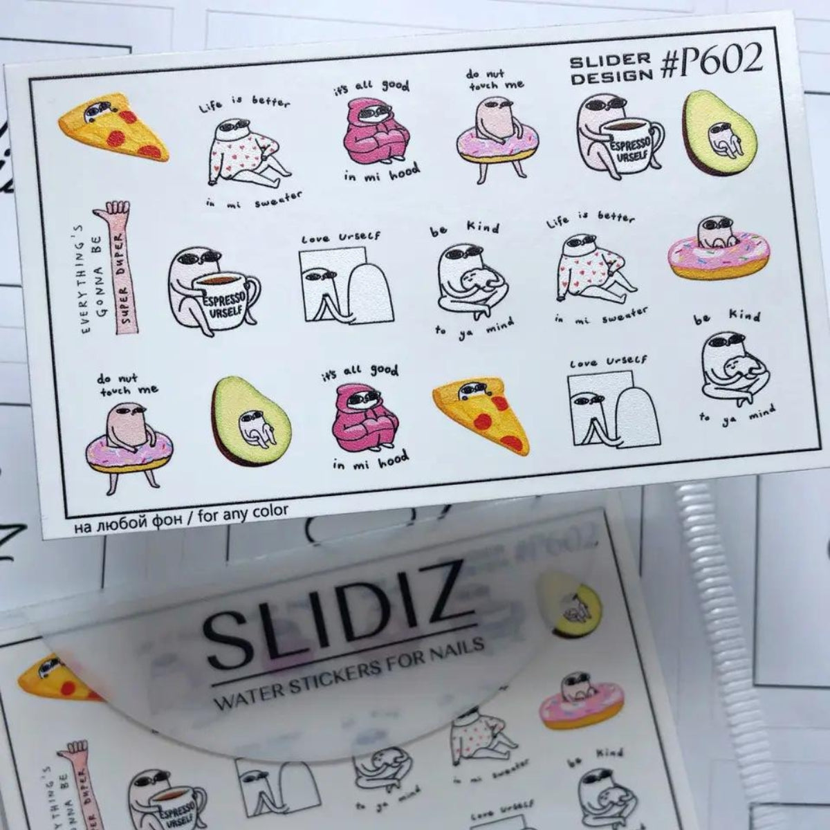 SLIDIZ MINI WATER DECAL N°602