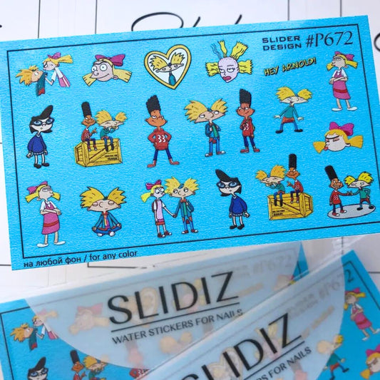 SLIDIZ MINI WATER DECAL N°672