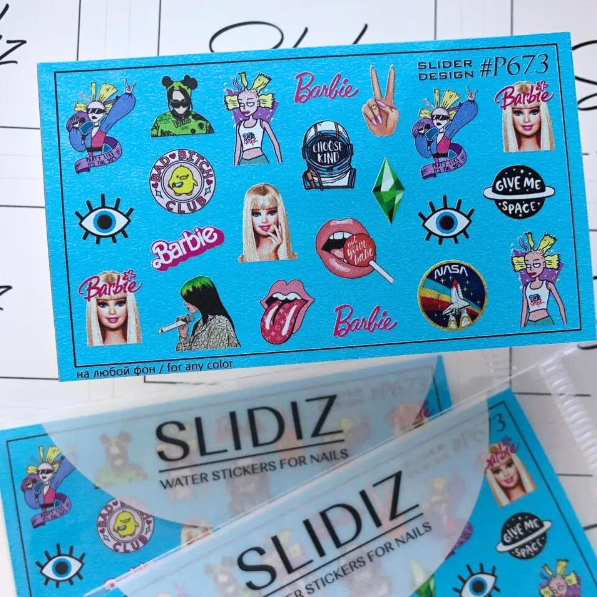 SLIDIZ MINI WATER DECAL N°673