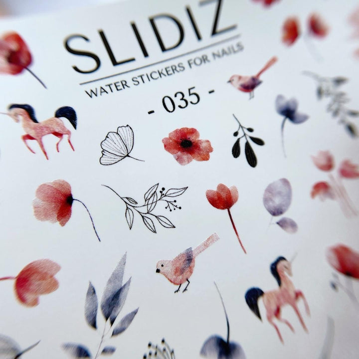 SLIDIZ WATER DECAL N°035