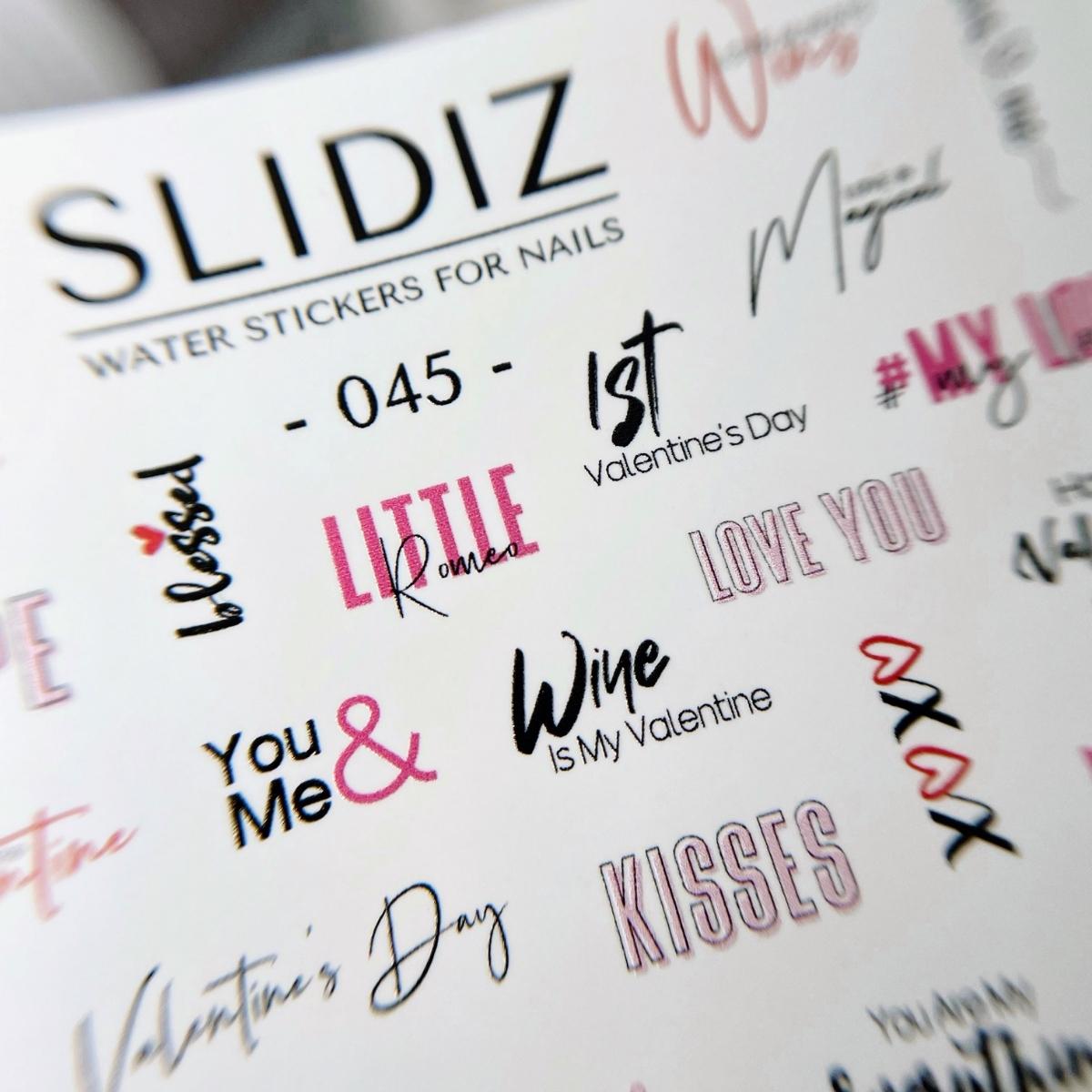 SLIDIZ WATER DECAL N°045