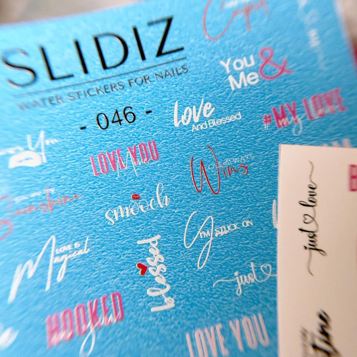 SLIDIZ WATER DECAL N°046