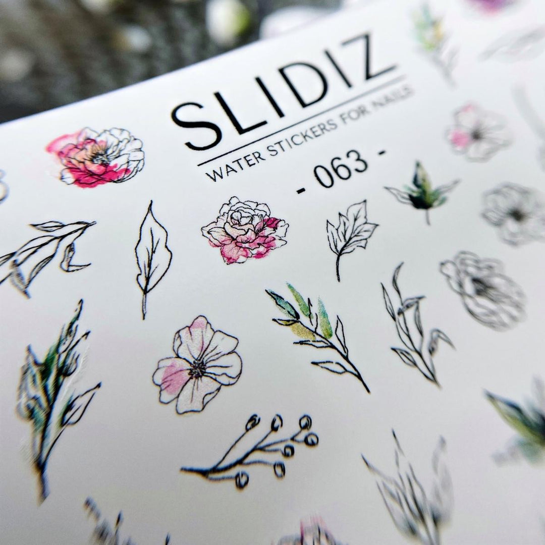 SLIDIZ WATER DECAL N°063