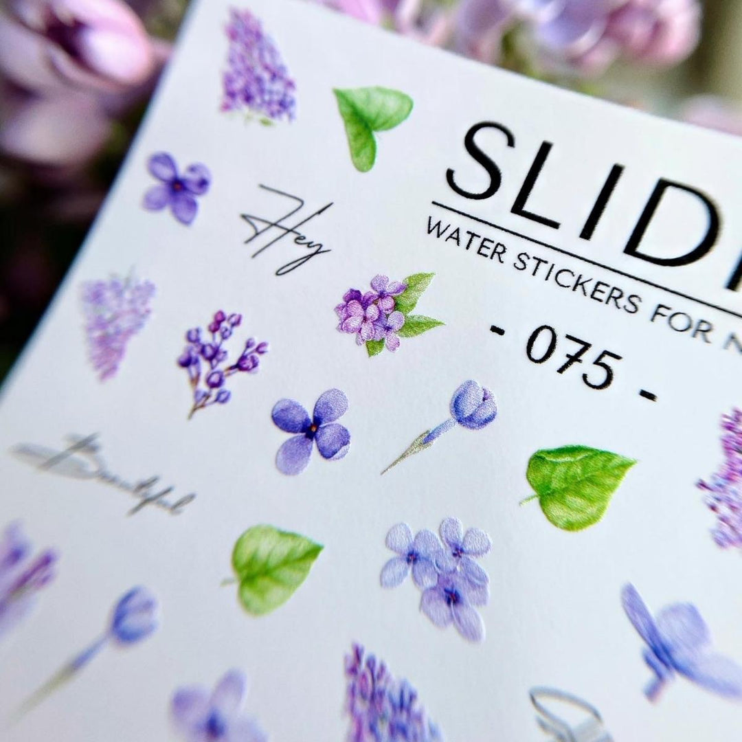 SLIDIZ WATER DECAL N°075